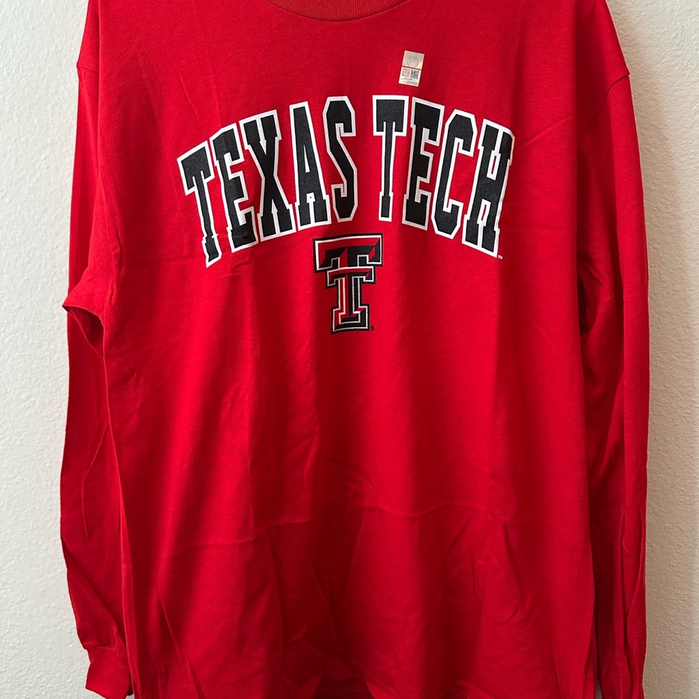 Texas Tech Red Raiders Long Sleeved T-shirt Mens Size Large